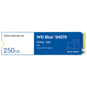SSD Western Digital Blue SN570 M.2 250 ГБ Скорость чтения: 3300 MБ/ с,
Скорость записи: 1200 MБ/ с