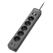 Сетевой фильтр APC PME5U2B-RS 1.5 м Черный 