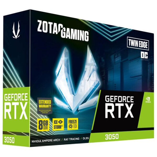 Видеокарта Zotac GeForce RTX 3050 Twin Edge OC 8 ГБ  photo 6