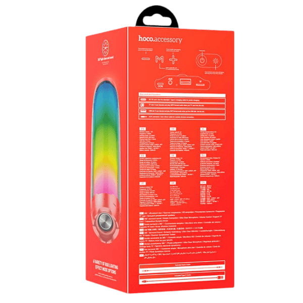 Boxă portabilă Hoco HC8 Red 10 W photo 4