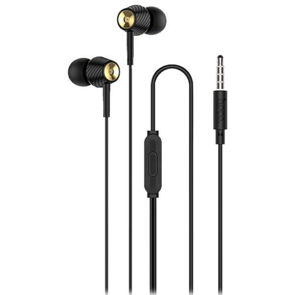 Căști Hoco M70 Black Cu fir / Personal / In ear photo 1