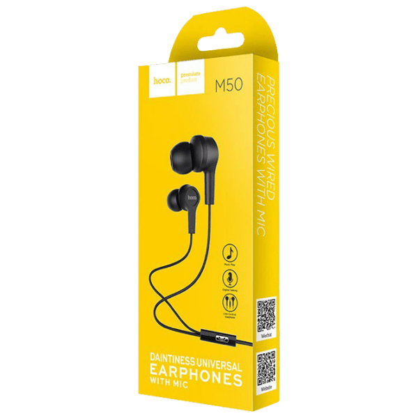 Căști Hoco M50 Black Cu fir / Personal / In ear photo 4
