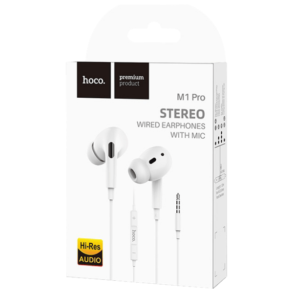 Căști Hoco M1 Pro White Cu fir / Personal / In ear photo 3