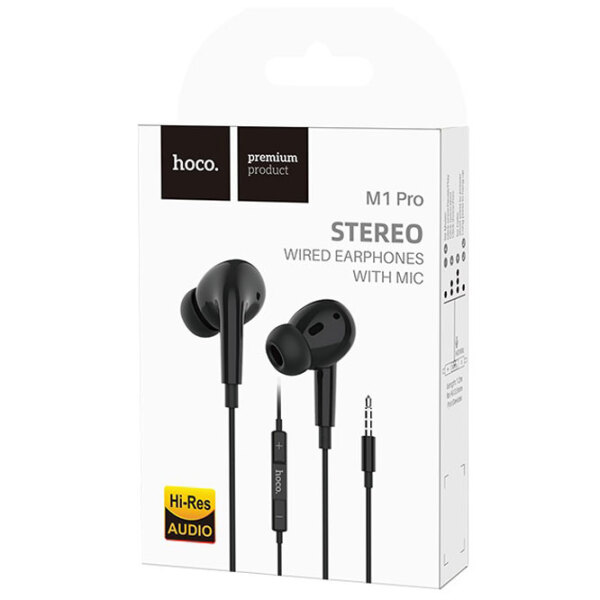 Căști Hoco M1 Pro Black Cu fir / Personal / In ear photo 3