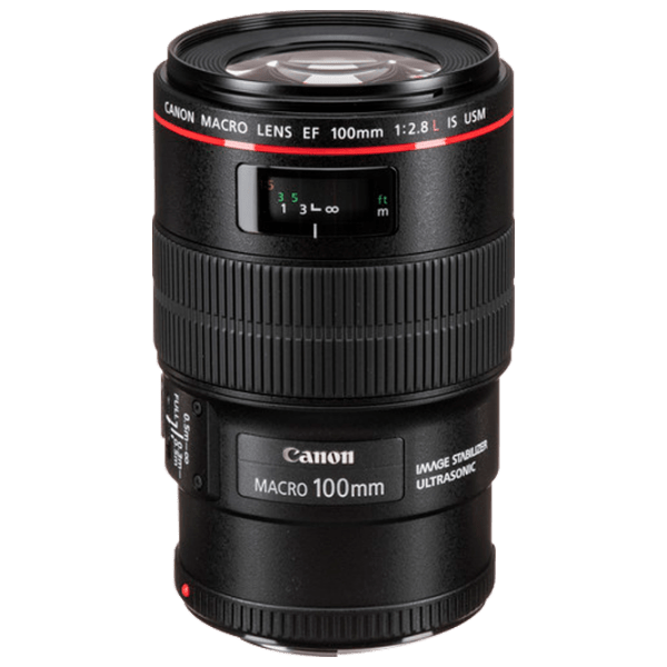 Prime Lens Canon EF 100 mm f/2.8L IS USM Macro (3554B005) Black  photo 1
