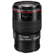 Prime Lens Canon EF 100 mm f/2.8L IS USM Macro (3554B005) Black 