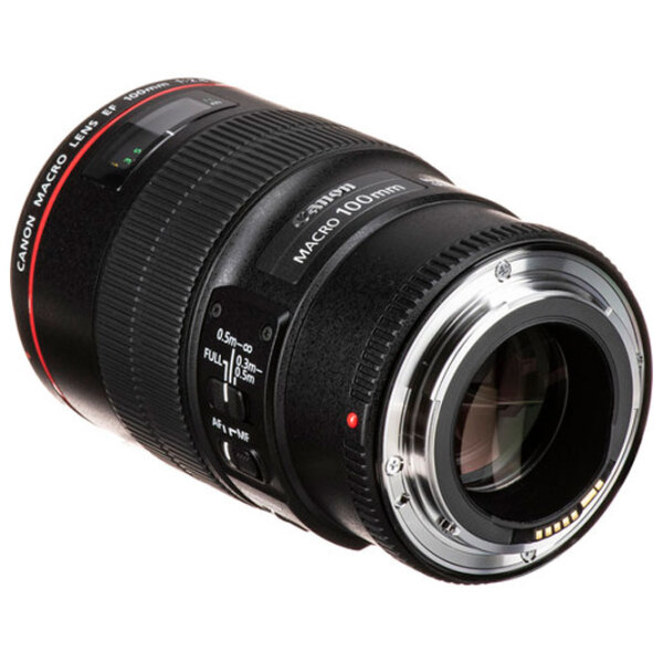 Prime Lens Canon EF 100 mm f/2.8L IS USM Macro (3554B005) Black  photo 5
