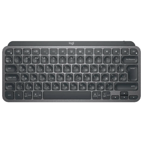 Клавиатура Logitech MX Keys mini Графитовый Для дома и офиса, Беспроводные photo 1