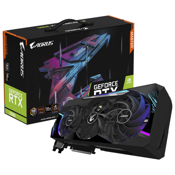 Placă video Gigabyte GeForce RTX 3080 Aorus Master 12 GB  photo 8