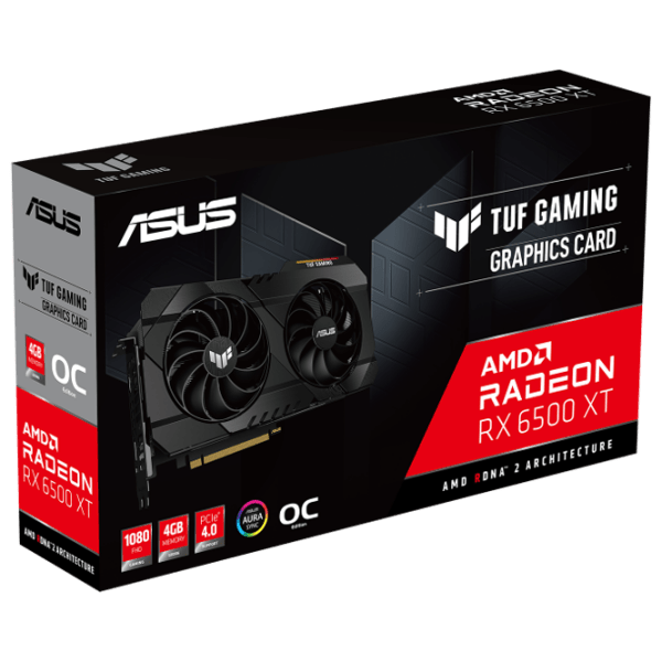 Placă video Asus Radeon RX 6500 XT TUF Gaming OC 4 GB  photo 7