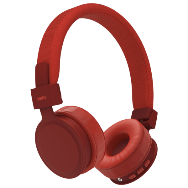 Căști Hama Freedom Lit with Mic Red Fără fir + Cu fir / Personal / On the ear photo 1