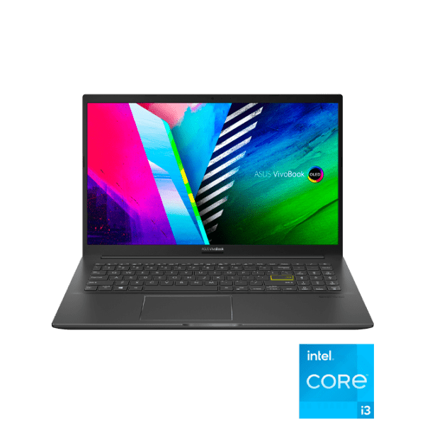 Ноутбук Asus VivoBook 15 OLED K513EA OLED Indie Черный 15.6" | 8 ГБ | 256 ГБ | Intel Core i3 1125G4 | VGA Встроенная photo 1