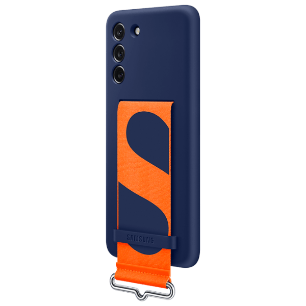 Husă pentru smartphone Samsung Galaxy S21 FE (EF-GG990TNEGRU) Navy Blue Samsung, TPU, Back photo 4