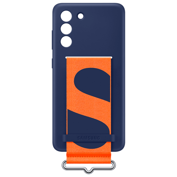 Husă pentru smartphone Samsung Galaxy S21 FE (EF-GG990TNEGRU) Navy Blue Samsung, TPU, Back photo 5
