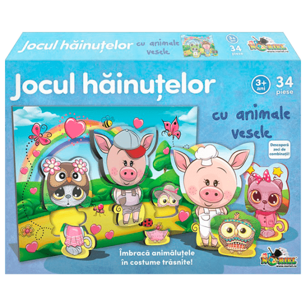 Joc de masă Noriel Jocul hăinuțelor Dezvoltare, 3+ photo 1