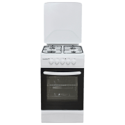 Aragaz Bauer TG 5640 W White Tipul plitei: Pe gaz, 52 l, Tipul cuptorului: Pe gaz