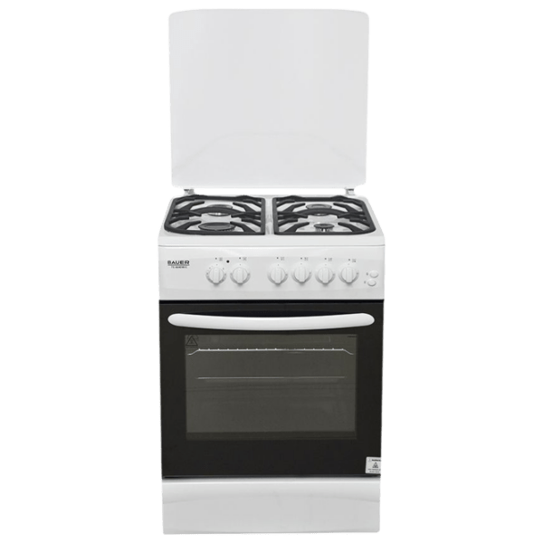 Aragaz Bauer TE 6640 WIC White Tipul plitei: Pe gaz, 65 l, Tipul cuptorului: Electric photo 1