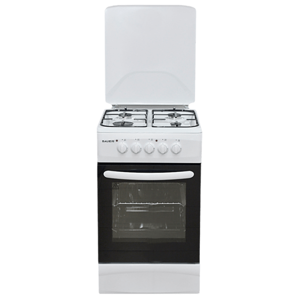 Плита Bauer TE 5640 W Белый Тип плиты: Газовая, 52 л, Тип духовки: Электрическая photo 1