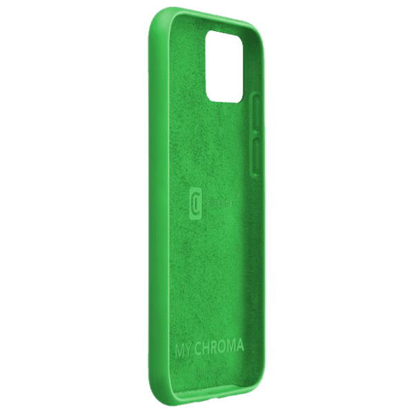 Husă pentru smartphone Samsung Galaxy A03 (Rubber Chroma) Green Cellularline, Cauciuc, Back photo 2