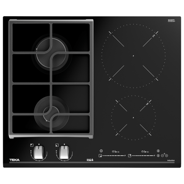 Plită încorporabilă combinată Teka JZC 64322 ABN BK Black photo 1