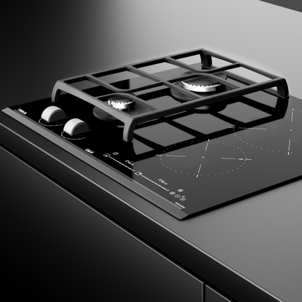 Plită încorporabilă combinată Teka JZC 64322 ABN BK Black photo 5