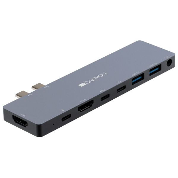 Adapter Canyon DS-8 Gray USB Type-C photo 3