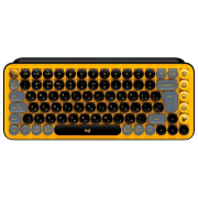 Клавиатура Logitech POP Keys Желтый Игровой, Беспроводные