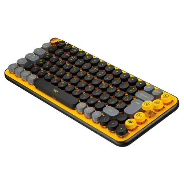 Клавиатура Logitech POP Keys Желтый Игровой, Беспроводные photo 2