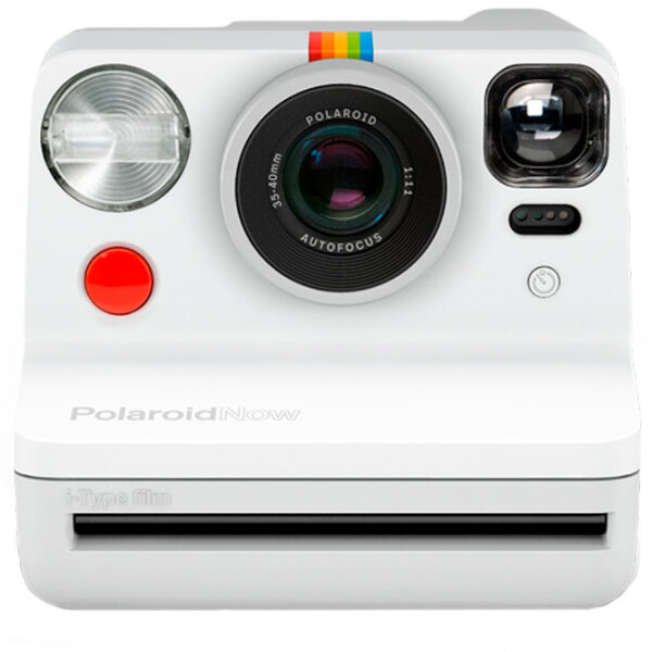 Cameră Foto Instant Polaroid Now White Color i ‑Type FilmGolden Moments Edition DP 750 mAh, 550 mm photo 2