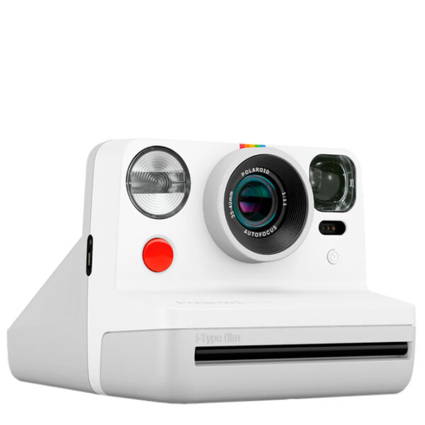 Cameră Foto Instant Polaroid Now White Color i ‑Type FilmGolden Moments Edition DP 750 mAh, 550 mm photo 3