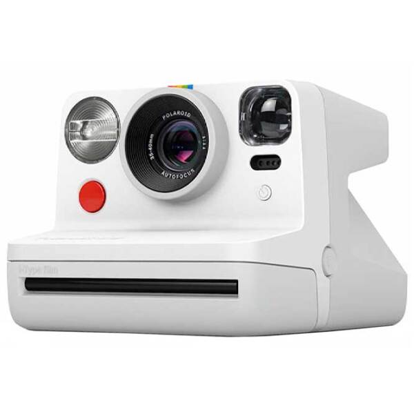 Cameră Foto Instant Polaroid Now White Color i ‑Type FilmGolden Moments Edition DP 750 mAh, 550 mm photo 4