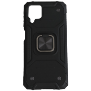Husă pentru smartphone Samsung Galaxy A12 / Galaxy M12 (Hard Defence) Black WAVE, PC, Back