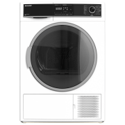 Mașină de uscat rufe SHARP KD-HHH9S8GW3-EE White 9 kg, A+++