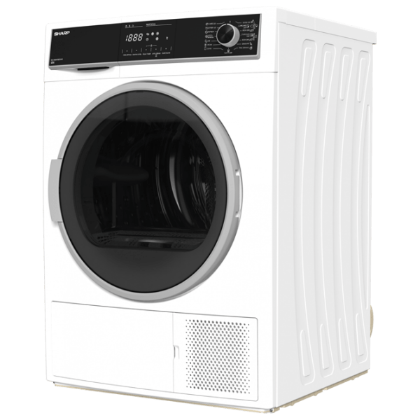Mașină de uscat rufe SHARP KD-HHH9S8GW3-EE White 9 kg, A+++ photo 3