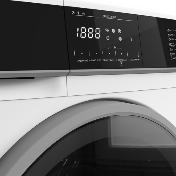 Mașină de uscat rufe SHARP KD-HHH9S8GW3-EE White 9 kg, A+++ photo 6