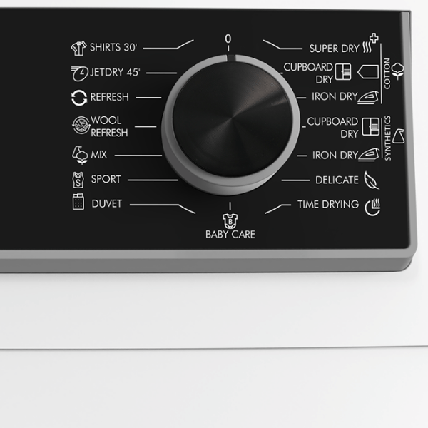 Mașină de uscat rufe SHARP KD-HHH9S8GW3-EE White 9 kg, A+++ photo 7