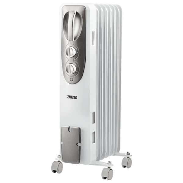 Calorifer electric cu ulei Zanussi ZOH/ ES-07WN White 20 m&sup2;, 1500 W, 7 secțiuni photo 1