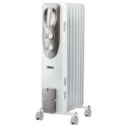 Масляный обогреватель Zanussi ZOH/ ES-07WN Белый 20 м&sup2;, 1500 Вт, 7 секций