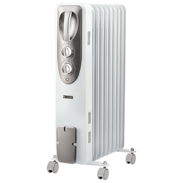 Calorifer electric cu ulei Zanussi ZOH/ ES-09WN White 25 m&sup2;, 2000 W, 9 secțiuni photo 1