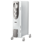 Масляный обогреватель Zanussi ZOH/ ES-09WN Белый 25 м&sup2;, 2000 Вт, 9 секций