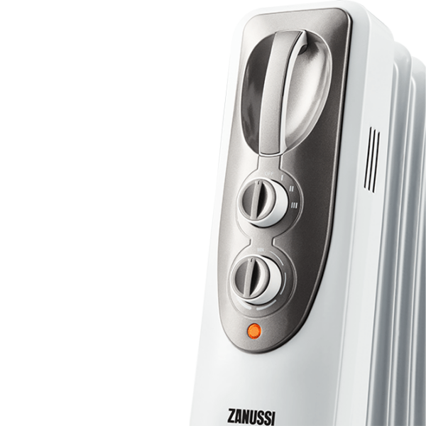 Calorifer electric cu ulei Zanussi ZOH/ ES-09WN White 25 m&sup2;, 2000 W, 9 secțiuni photo 5