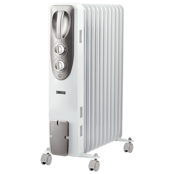 Calorifer electric cu ulei Zanussi ZOH/ ES-11WN White 27 m&sup2;, 2200 W, 11 secțiuni photo 1