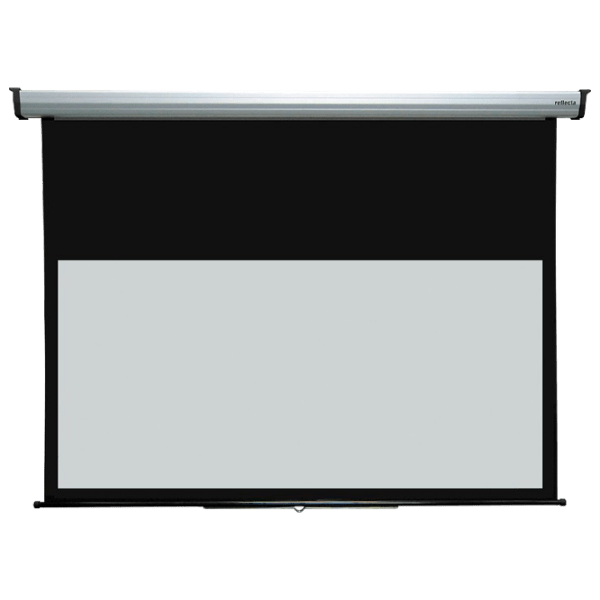 Ecran pentru proiector Reflecta Motor GF SilverLine (16:9) Black Pe perete, Lățime ecran: 146 cm, &Icirc;nălțime ecran: 180 cm photo 1