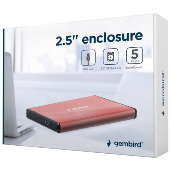 Внешний корпус для HDD Gembird EE2-U3S-3-P Розовый USB 3.0 photo 2