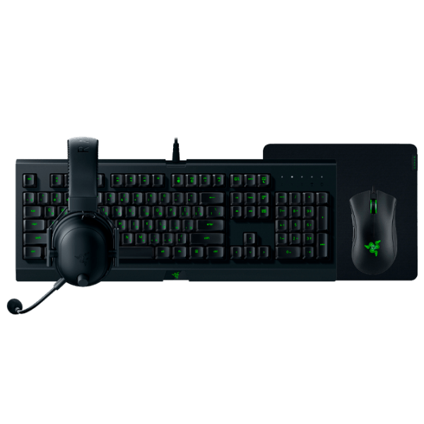 Tastatura & Mouse Razer Cynosa Lite & DeathAdder Essential & Gigantus V2 Large & BlackShark V2 X Black Gaming, Cu fir photo 1