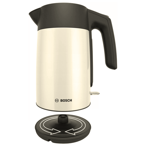 Ceainic electric Bosch TWK7L467 Beige 2400 W, 1.7 l, Material interior: Plastic photo 3