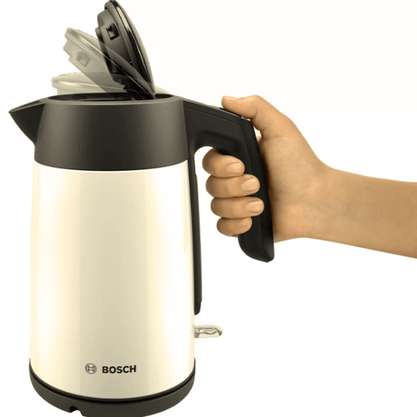 Ceainic electric Bosch TWK7L467 Beige 2400 W, 1.7 l, Material interior: Plastic photo 4