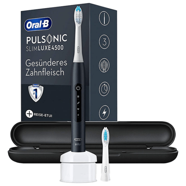 Зубная электрощетка Braun Pulsonic Slim Luxe 4500 Черный  photo 2