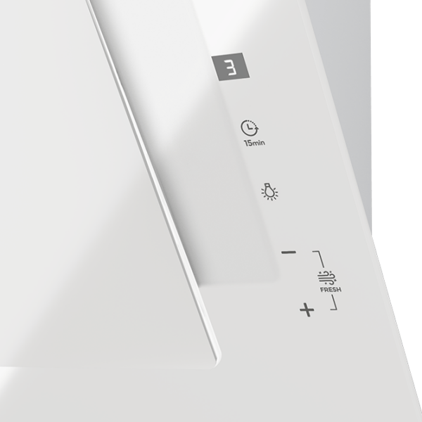 Hotă Teka DVT 68660 TBS White 60 cm, Recirculare, 698 m³/h photo 6