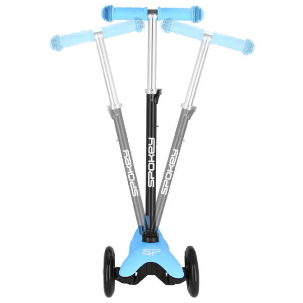 Детский трёхколёсный самокат Spokey Funride (927049) Синий 3 года, 20 кг, Пластиковые с силиконом photo 2
